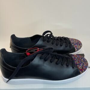 Schutz Sienna Crystal Embellished Platform Sneaker Size 8 NEW